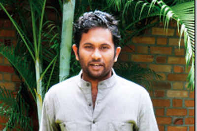 Aju Varghese attends his movie's launch party