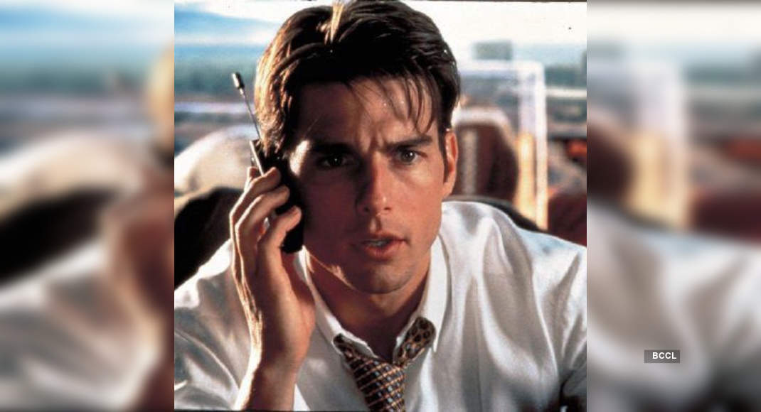 Tom Cruise In A Still From The Film Jerry Maguire