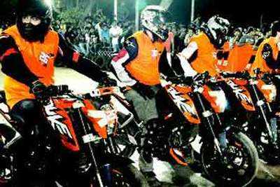 Orange Day organized by KTM 200 Dukes at Salt lake Stadium in Kolkata