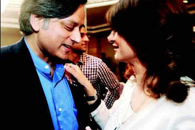 Love lost between Shashi Tharoor and wife?