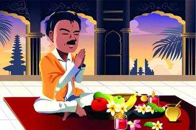 What time should we come online for puja, panditji?