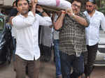 Jagdish Mali's funeral