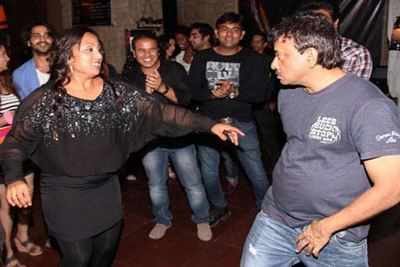 Ram Gopal Varma grooves with Shabina Khan