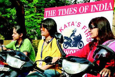 First ever all women bike rally organised by TOI in Kolkata