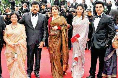 Chiranjeevi and family at the red carpet of 66th Cannes Film Festival |  Events Movie News - Times of India