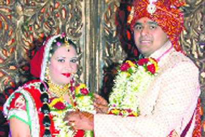 Aditya and Neha's grand wedding reception