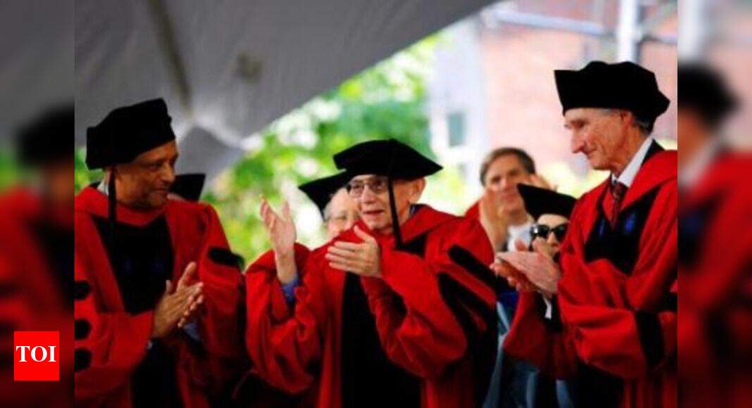 Indian professor, Oprah honoured at Harvard University - Times of India