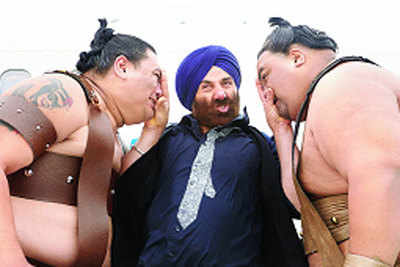 Sunny Deol locks horns with sumo wrestlers and ninjas