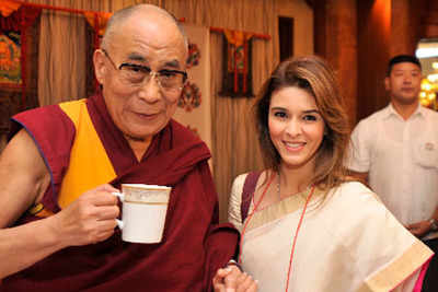 When Raageshwari met the 14th Dalai Lama