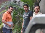 Suraj, Aditya Pancholi @ Juhu police station