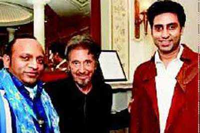 Abhishek Bachchan meets Al Pacino