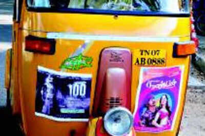 Where have the posters of film stars in auto rickshaws gone? | Tamil ...