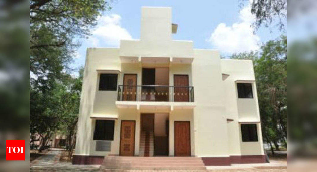 Iit Madras Engineers Showcase Low Cost Housing Model 800 Sq Ft House For Rs 10 Lakh Times Of India