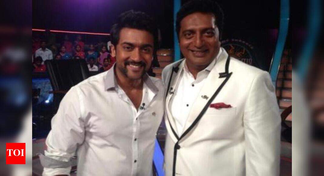Suriya, Prakash Raj have fun | Tamil Movie News - Times of India