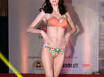 Bikini models at mag launch