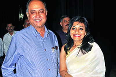 Police commissioner Neeraj Kumar attends evening hosted for a new TV show