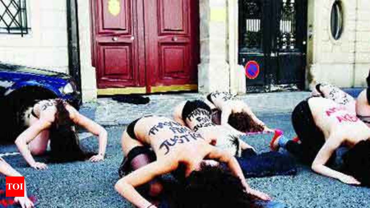 Nude protests on the rise, but do they work? - Times of India