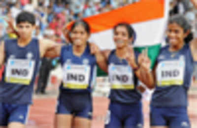 Indian women clinch 4x400m relay gold at Asian Athletics C'ship