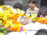 Sudhakar Bokade's funeral