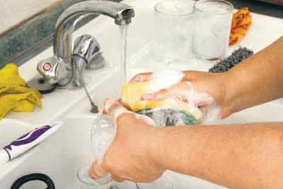 Dishwashers can cause lung infections