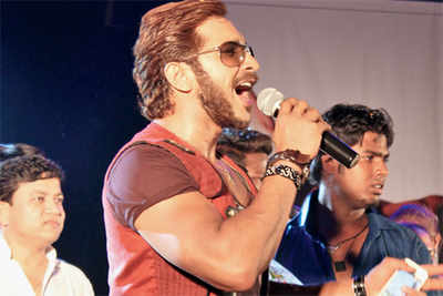 Terence Lewis at a dance event in Raipur
