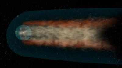 Solar system's tail is shaped like a four-leaf clover