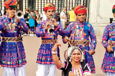 Jaipur’s Kawa Brass Band performs at Buckingham Palace to celebrate the birth of the royal baby