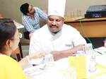 Chef Shashikant at an event in Goa