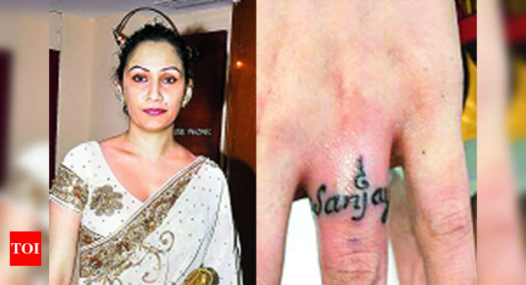 Manyata gets a 'Sanjay' tattoo | Hindi Movie News - Times of India