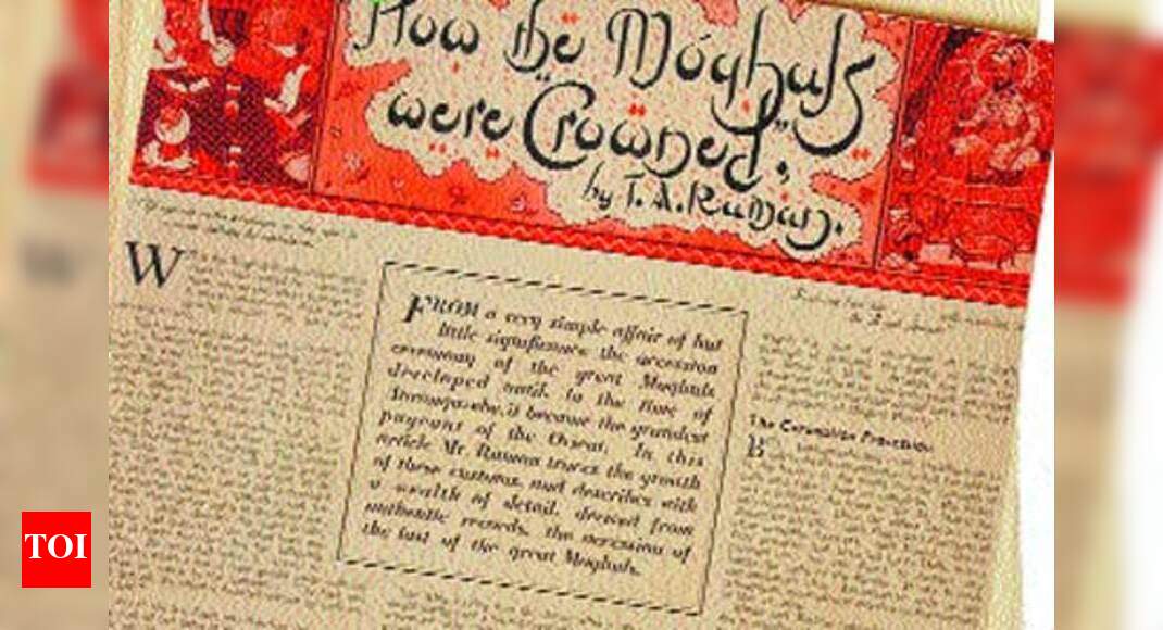 Nostalgia through newsprint Times of India