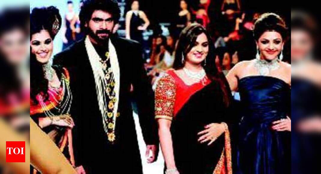 Moni on the ramp - Times of India