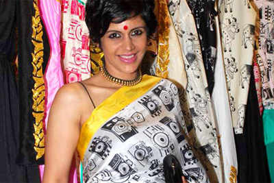 Mandira Bedi to launch her sari line - Times of India