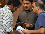 Ajay Devgn on the sets of Kapil's show