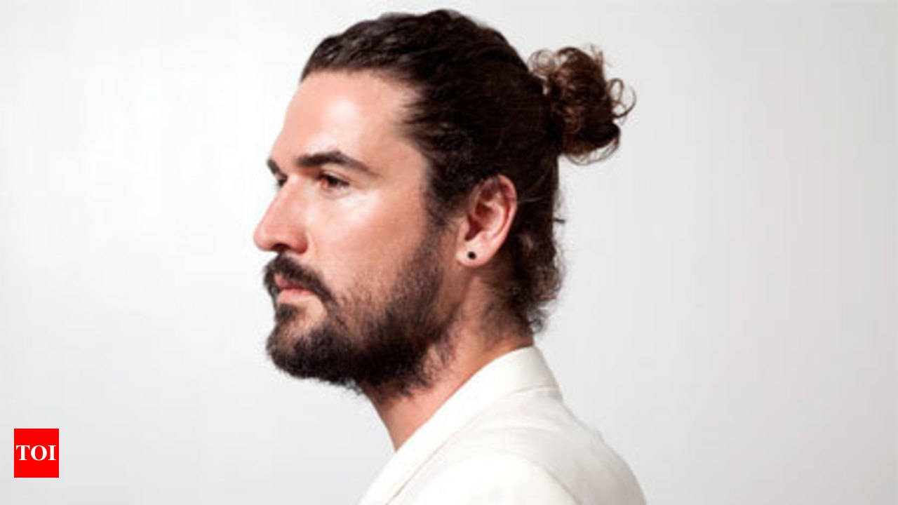 with man bun hairstyles