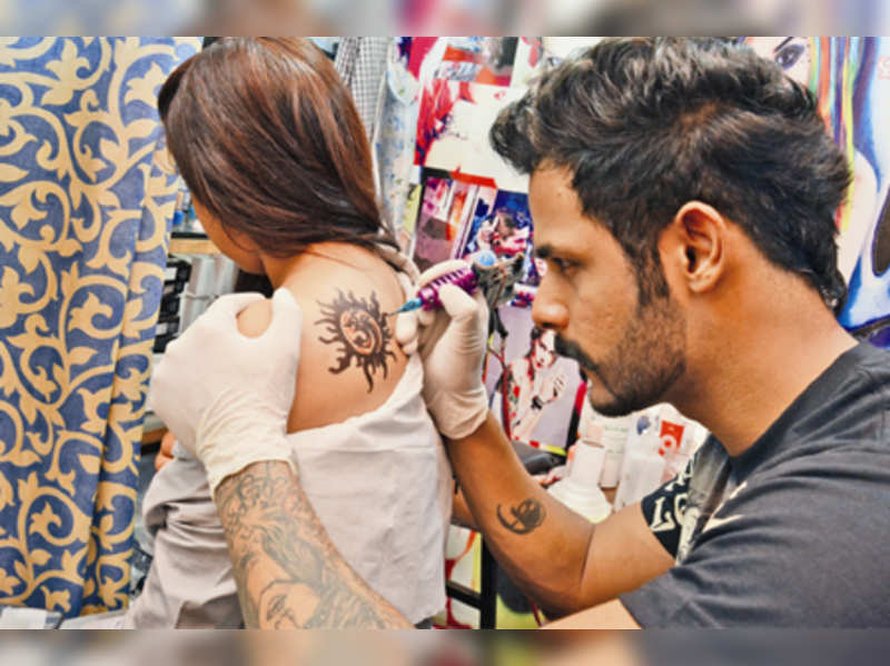 Bhopal gets inked in their favourite celeb styles - Times of India