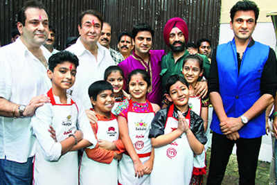 Junior MasterChefs celebrate Ganpati with Kapoors