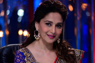 Mom, are you famous: Madhuri's son