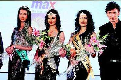 Veena Singh clinched the title of Max Miss Bangalore 2013