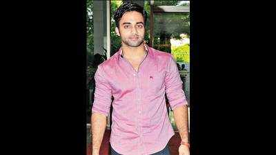Navdeep spotted at a hotel's first anniversary bash in Hyderabad