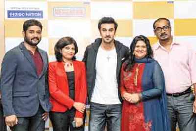 Ranbir Kapoor launches the Besharam.IN collection by Indigo Nation in Mumbai
