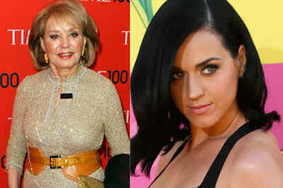 Barbara Walters apologises to Katy Perry