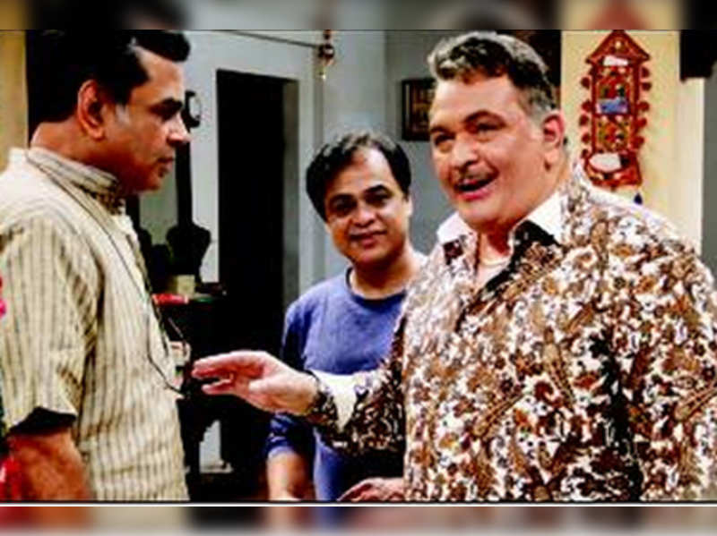 Rishi Kapoor, Paresh Rawal share screen after two decades | Hindi Movie ...