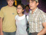 Junaid Khan, Aamir Khan and Kiran Rao
