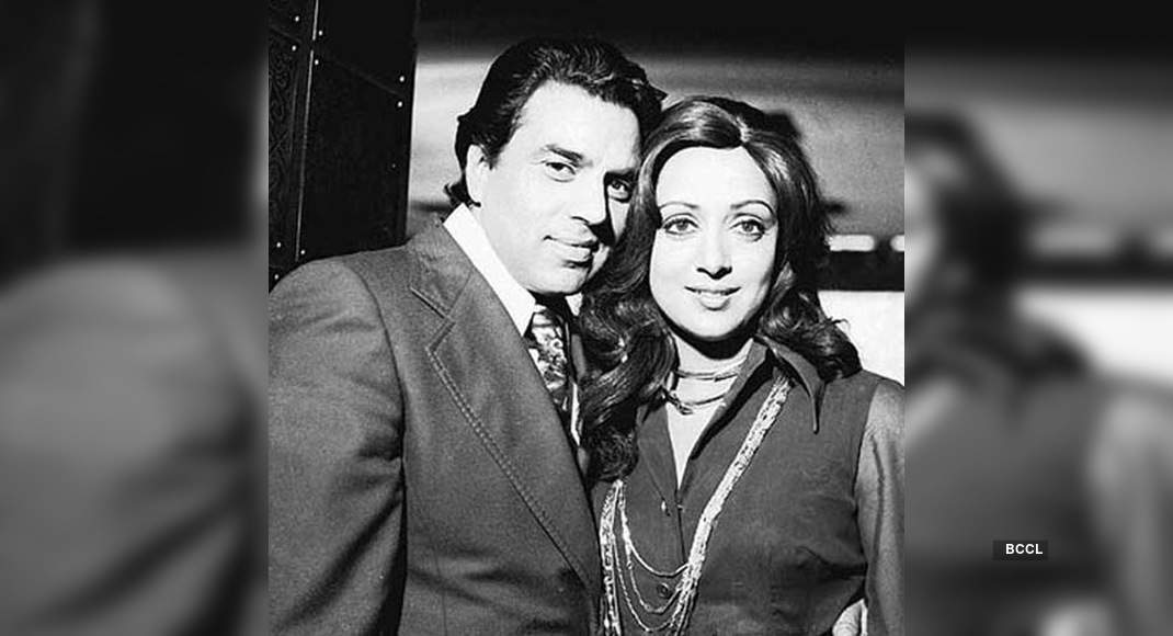 Hema fell in love with her co-star Dharmendra during the filming of ...