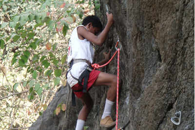 Climbing in Belapur, Near Mumbai, India - Climbing