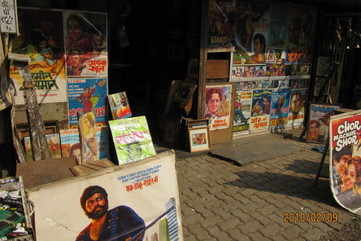 Bollywood memorabilia at Chor Bazaar