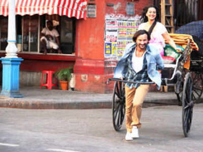 Saif Ali Khan and Sonakshi's never ending rickshaw ride!