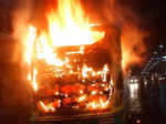 45 killed as bus catches fire in Andhra