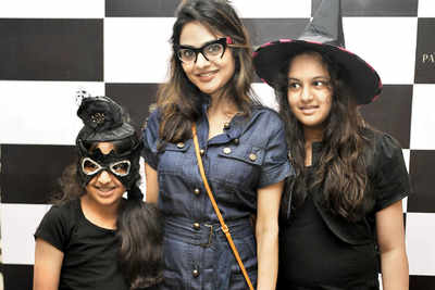 Celebs enjoyed a Halloween party with their kids at Palladium Hotel in Mumbai