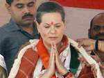 Sonia at 'Mahila Sanman Sammelan'